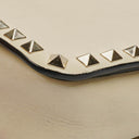 Valentino Garavani Cream Rockstud Camera Crossbody Bag