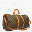 Louis Vuitton Keepall 55 & Bandoulière Monogram Canvas Travel Bag