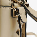 Valentino Garavani Cream Rockstud Camera Crossbody Bag