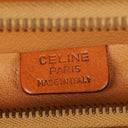 Celine Brown Macadam Vanity Handbag