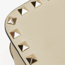 Valentino Garavani Cream Rockstud Camera Crossbody Bag