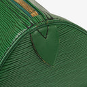 Louis Vuitton Keepall 45 Green EPI Leather Travel Bag