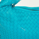 Bottega Veneta Nappa Intrecciato Turquoise Veneta Large Hobo Bag