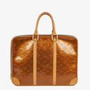 Louis Vuitton Porte-Documents Voyage Bronze Monogram Vernis Briefcase
