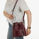Sac Escarcelle Must De Cartier en cuir bordeaux