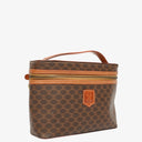 Celine Brown Macadam Vanity Handbag