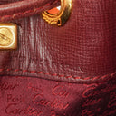 Sac Escarcelle Must De Cartier en cuir bordeaux