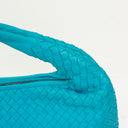 Bottega Veneta Nappa Intrecciato Turquoise Veneta Large Hobo Bag