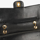 Chanel Vintage Medium Classic Double Flap Bag Black Quilted Leather &nbsp;24K Gold-Plated Hardware