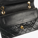 Chanel Vintage Medium Classic Double Flap Bag Black Quilted Leather &nbsp;24K Gold-Plated Hardware