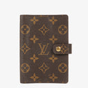 Louis Vuitton Monogram Canvas Small Ring Agenda Cover