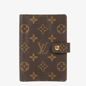 Louis Vuitton Monogram Canvas Small Ring Agenda Cover