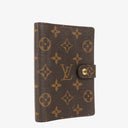Louis Vuitton Monogram Canvas Small Ring Agenda Cover