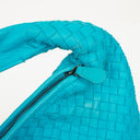 Bottega Veneta Nappa Intrecciato Turquoise Veneta Large Hobo Bag