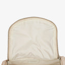Chanel Beige Nylon CC Logo Travel Line Canvas Vanity Bag