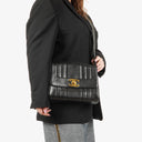Chanel Lambskin Black Vertical Quilted Maxi CC Flap Shoulder Bag