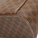 Celine Brown Macadam Vanity Handbag