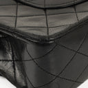 Chanel Vintage Medium Classic Double Flap Bag Black Quilted Leather &nbsp;24K Gold-Plated Hardware