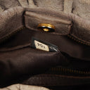 Miu Miu Vitello Grey Satchel Bag
