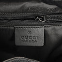 Gucci GG Monogram Canvas Bamboo Top Handle Bag