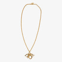 Christian Dior Dior Letters Metal Necklace