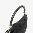 Gucci GG Monogram Canvas Bamboo Top Handle Bag