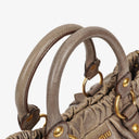 Miu Miu Vitello Grey Satchel Bag