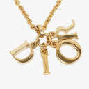 Christian Dior Dior Letters Metal Necklace