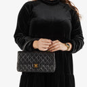 Chanel Classic Kelly Vintage Black Quilted Lambskin With 24K Gold-Plated Hardware