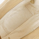 Chanel Vintage Canvas Marshmallow CC Tote