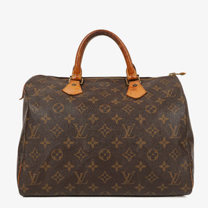 Louis Vuitton Speedy 30 Monogram Canvas Handbag
