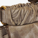 Miu Miu Vitello Grey Satchel Bag