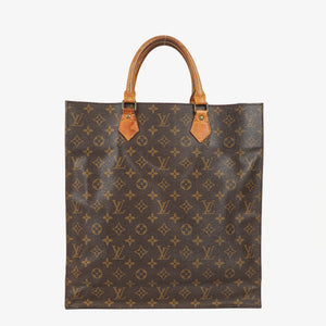 Louis Vuitton Sac Plat Monogram Canvas Bag