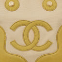 Chanel Vintage Canvas Marshmallow CC Tote