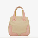 Chanel Vintage Canvas Marshmallow CC Tote