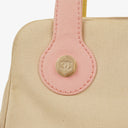 Chanel Vintage Canvas Marshmallow CC Tote