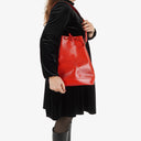 Louis Vuitton Noe Grande Red EPI Leather Shoulder Bag