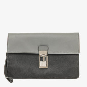 Prada Saffiano Leather Clutch