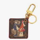 Louis Vuitton Limited Edition Monogram Canvas Illustre Orange Groom Key Holder and Bag Charm