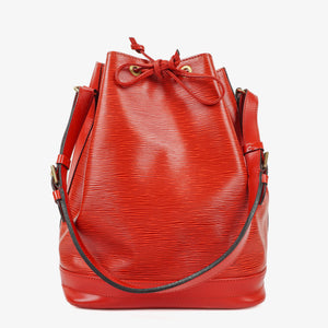 Louis Vuitton Noe Grande Red EPI Leather Shoulder Bag