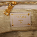 Prada Tessuto Gaufre Beige Shoulder Bag