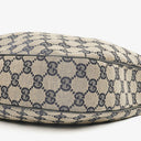 Gucci Monogram Canvas Beige/Navy Medium Pop Hobo Bag