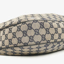 Gucci Monogram Canvas Beige/Navy Medium Pop Hobo Bag