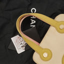 Chanel Vintage Canvas Marshmallow CC Tote