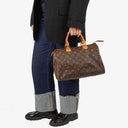Louis Vuitton Speedy 30 Monogram Canvas Handbag