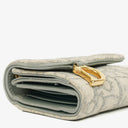Christian Dior Oblique Saddle Lotus Wallet