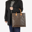 Louis Vuitton Sac Plat Monogram Canvas Bag