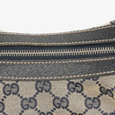 Gucci Monogram Canvas Beige/Navy Medium Pop Hobo Bag