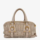 Prada Tessuto Gaufre Beige Shoulder Bag