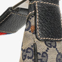 Gucci Monogram Canvas Beige/Navy Medium Pop Hobo Bag